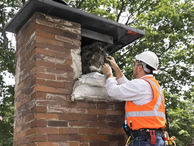 Humane removal of debris and animals by Cape Coral Chimney Sweep in Cape Coral, FL