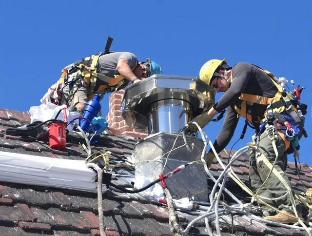Protective chimney cap installed by Cape Coral Chimney Sweep in Cape Coral, FL