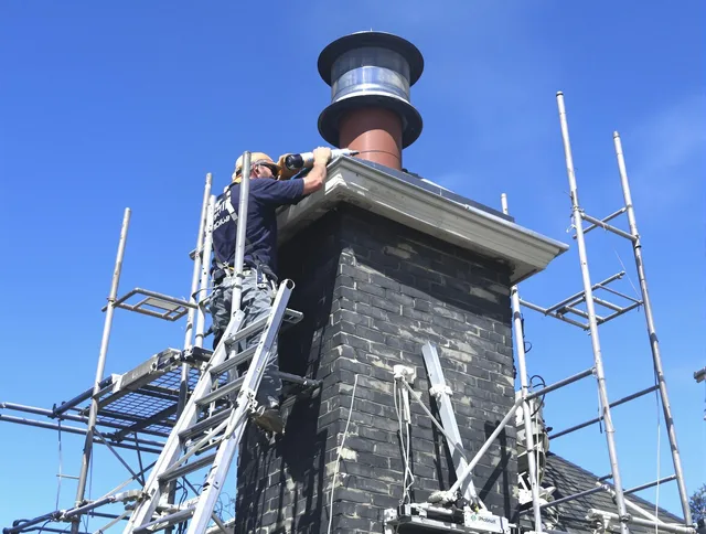 Sturdy chimney crown finished by Cape Coral Chimney Sweep in Cape Coral, FL
