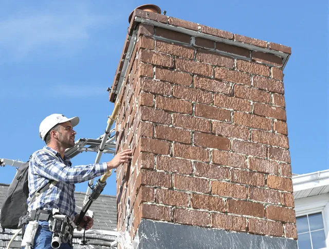 Brickwork for a chimney rebuild by Cape Coral Chimney Sweep in Cape Coral, FL