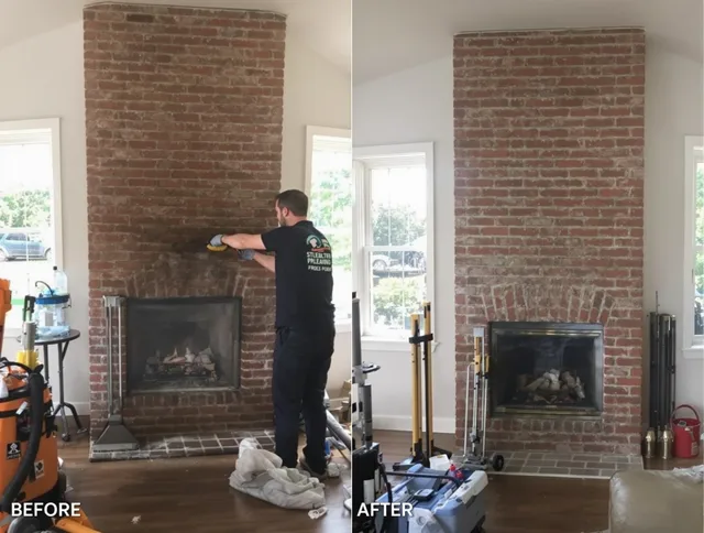 Finished chimney sweeping service by Cape Coral Chimney Sweep in Cape Coral, FL