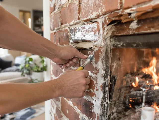 Routine fireplace repair by Cape Coral Chimney Sweep in Cape Coral, FL